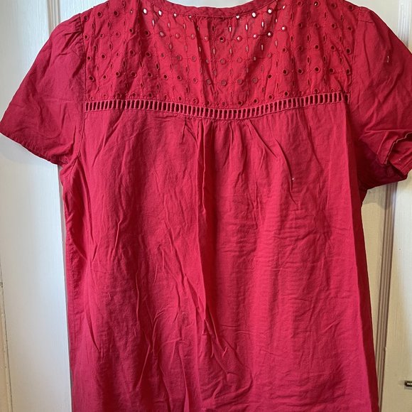 Red Dress Size M with Eyelet - Picture 2 of 6